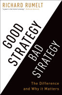 Book cover Good Strategy Bad Strategy