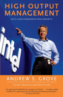 Book cover High Output Management