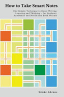 Book cover How to Take Smart Notes