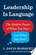 Book cover Leadership Is Language