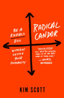 Book cover Radical Candor