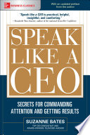Book cover Speak Like a CEO