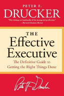 Book cover The Effective Executive