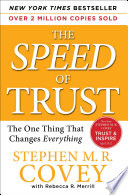 Book cover The SPEED of Trust