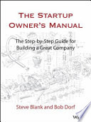 Book cover The Startup Owner's Manual